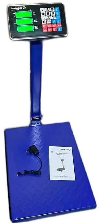 Торговые весы Foodatlas ВТН-500 500кг/100гр напольные, синий