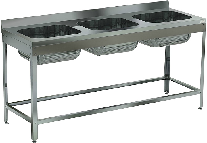 Ванна моечная КОБОР ВМЦ/3-180/60