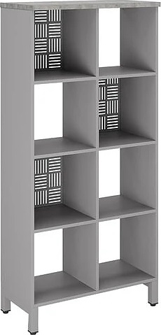 Стеллажная система КОБОР SQ-4X2 aluminum/chicago