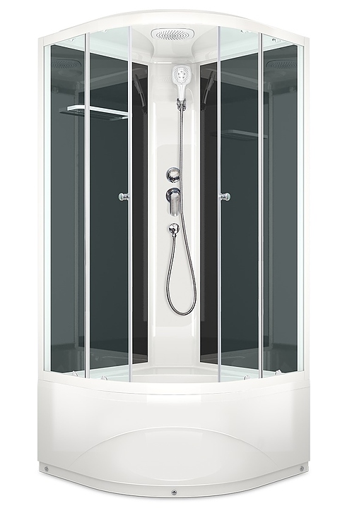 Душевая кабина Domani-Spa Delight 99 high DS01D99HBCl00 90х90 см