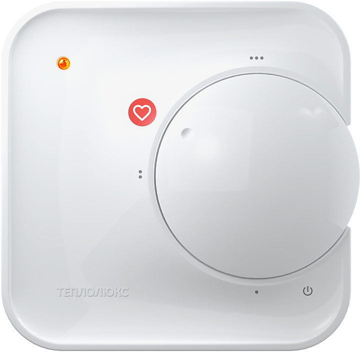 Терморегулятор для теплого пола Теплолюкс 510, белый