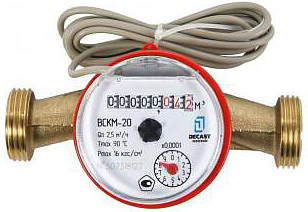 Счётчик горячей и холодной воды Декаст ВСКМ-20 ДГ  72-20-245