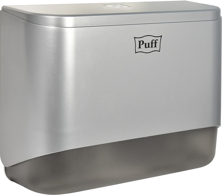 Диспенсер бумажных полотенец Puff 5140S с замком (АБС-пластик) хром