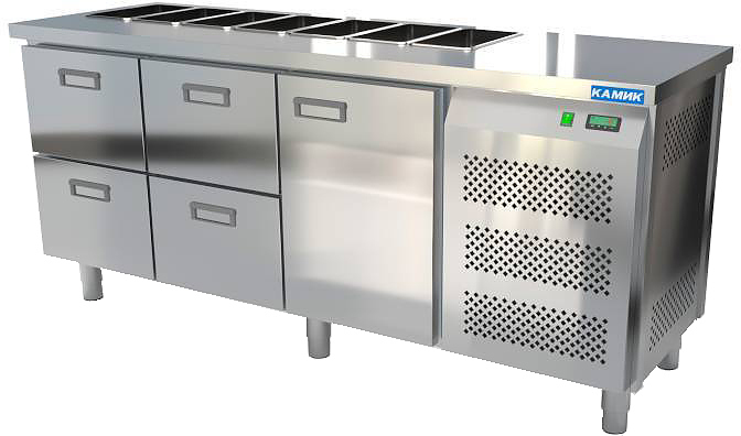 Стол холодильный для салатов КАМИК СОН-1418576
