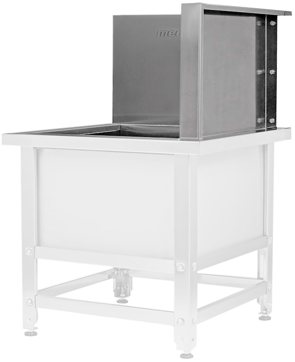 Облицовка Г-образная Mecon Norma Inox ВМСн 530х530х300 мм левая