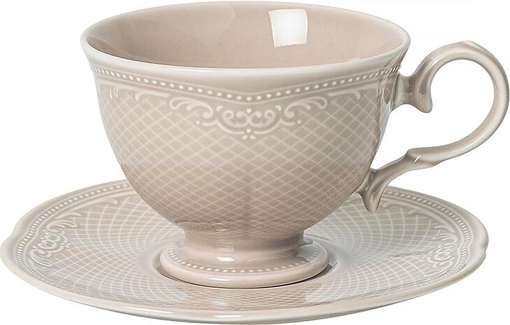 Чайная пара Noble Aristocrat Peach Tea 313608+313009-PEACH 250 мл (фарфор)