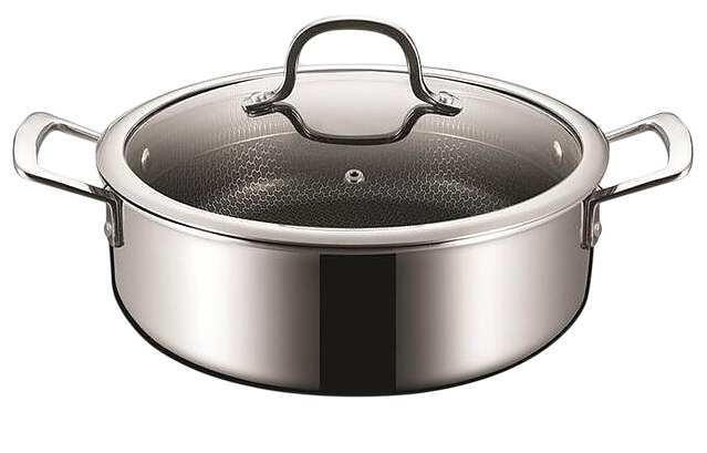 Кастрюля P.L. Proff Cuisine New Kitchen Grid 81280238 2.5 л 22х7 см нержавеющая сталь, индукция