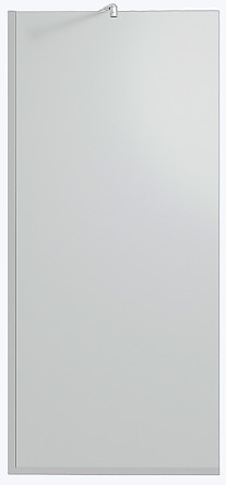 Душевая перегородка TIMO TP-1190/00F-8 119х195 см, неподвижная, стекло матовое, профиль хром