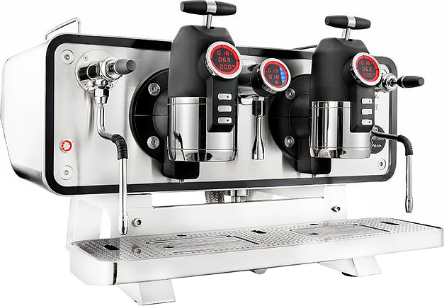 Кофемашина Sanremo Opera 2 гр. стальная-белая (низкая)