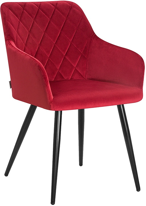 Стул обеденный DOBRIN 8266-LML ROBERT (бордовый, черный)