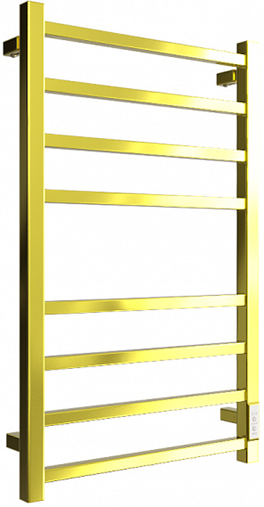 Полотенцесушитель электрический Двин 4657763757717 L plaza neo 80/50 K с диммером и таймером, золотой хром