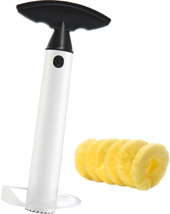 Ананасорезка VacuVin 4852260 средняя в упаковке j-hook, черно-белый