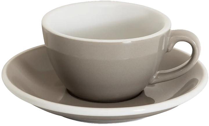 Кофейная пара Loveramics Egg Flat White C088-80BTP/C088-73BTP 150 мл, серый (taupe)