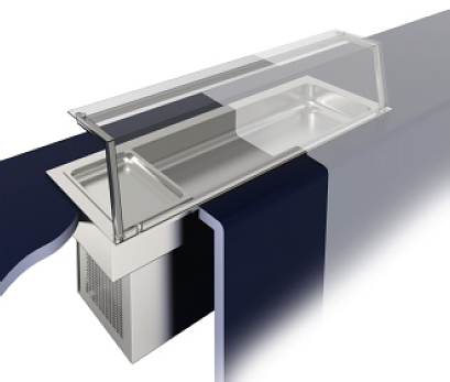 Прилавок охлаждаемый BSV-inox DRV 5/15