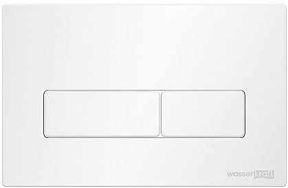 Кнопка смыва Wasserkraft WH03 белый