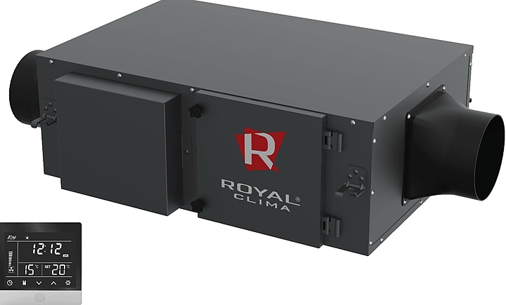 Установка приточная ROYAL Clima RCV-500 + EH-1700