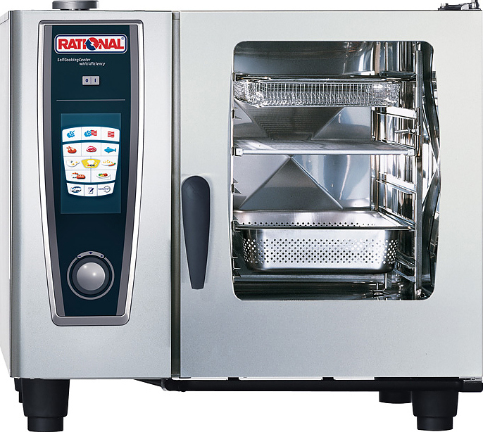 Пароконвектомат Rational SCC 61G 5 Senses (с поуровневой сигнализацией)