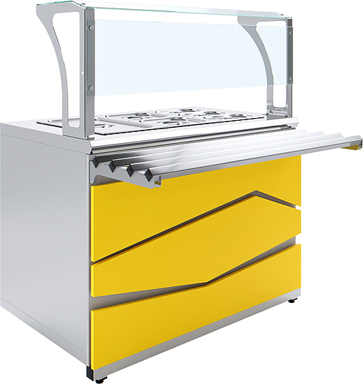 Мармит вторых блюд Luxstahl МВП (С)-1500 Premium Zigzag