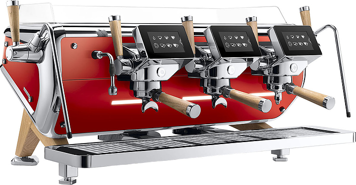 Кофемашина Astoria (C.M.A.) Storm4000 SAEP/3 FRC красная
