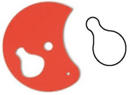 Форма для насадки для гамбургеров Sirman LF2039282C  для FORMAT M (куриная ножка 90x105 мм)