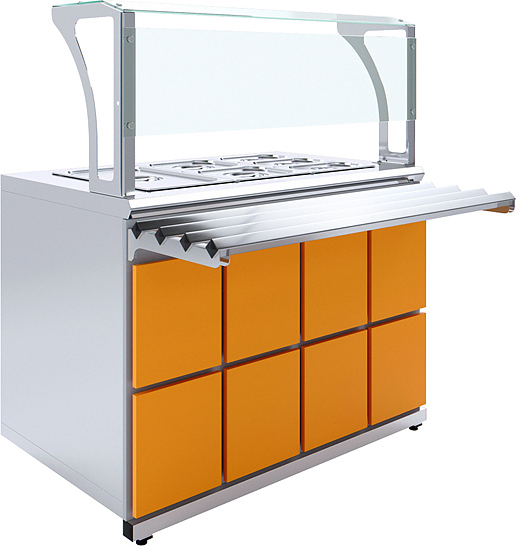 Мармит вторых блюд Luxstahl МВП (С)-1200 Premium Domino