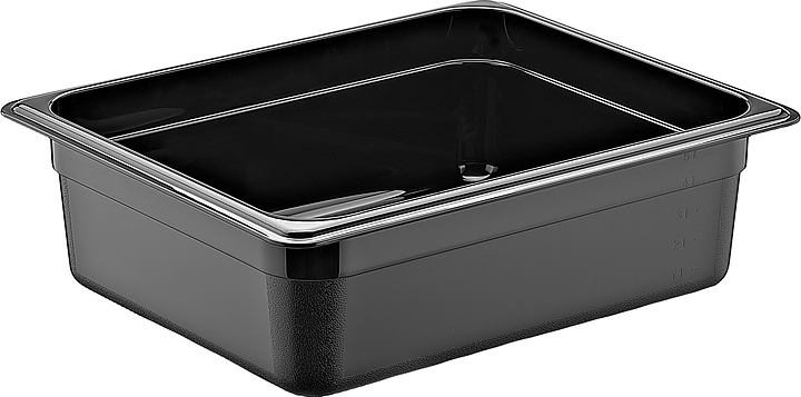 Гастроемкость Gastroplast GNPP-12100/B GN 1/2-100 (325х265х100) 5 л полипропилен черная