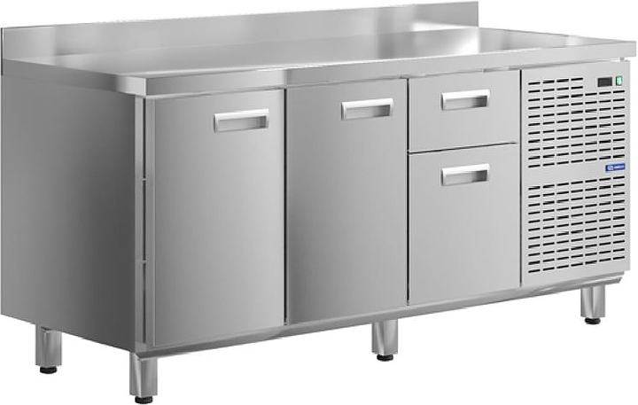 Стол холодильный KAYMAN КСХ-114/60 (2 двери, 2 ящика)