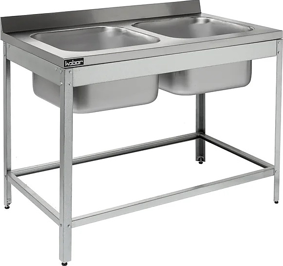 Ванна моечная КОБОР ВМЦ/2-120/60/430