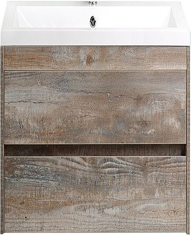 Тумба под раковину Art&Max Family-500-2C-SO-PE бетон экзотик