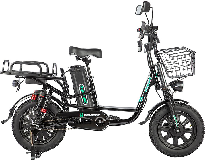 Электровелосипед GELBERT Khan Monster 1 черный