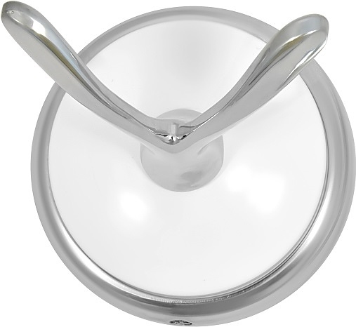 Крючок Puff Solinne B-51101-2 Blanco (силумин) хром / белый