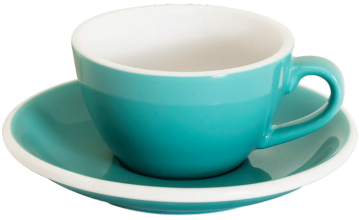 Кофейная пара Loveramics Egg Flat White C088-61BTE/C088-32BTE 150 мл, бирюзовый (teal)
