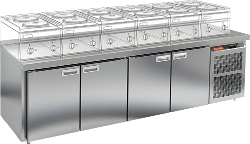 Стол морозильный HICOLD GN 1111 BR2 BT LT