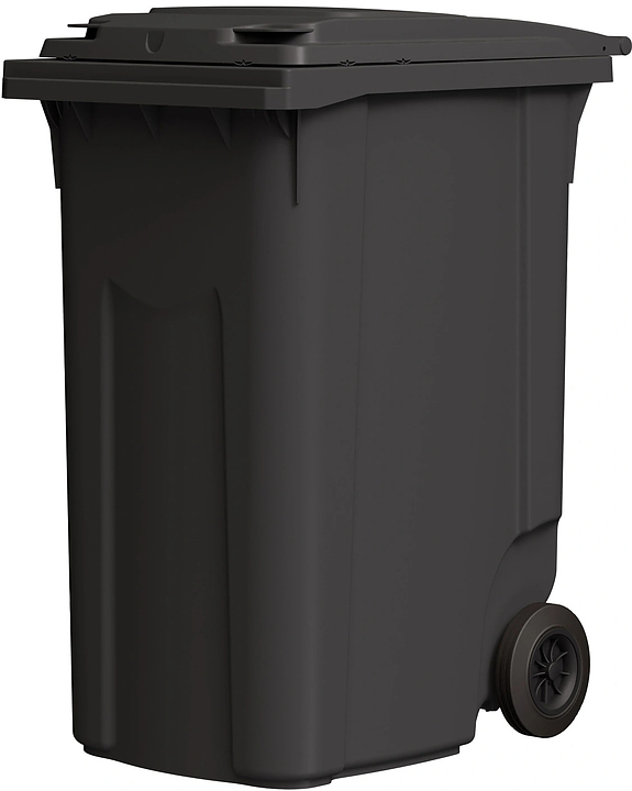 Контейнер для мусора iPlast 28.C29 360 л темно-серый