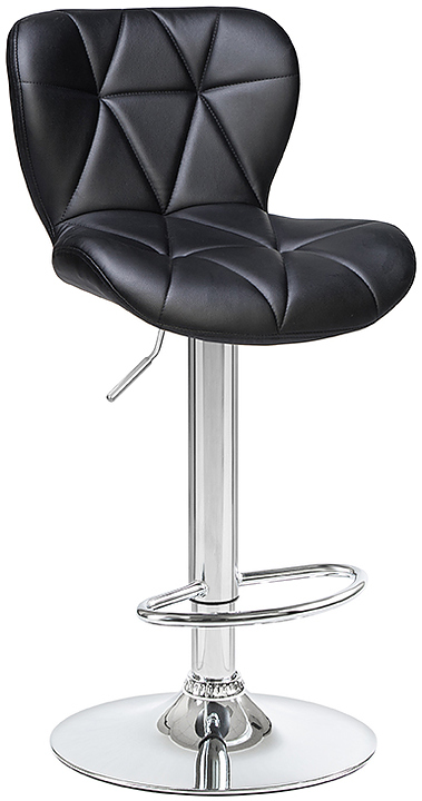 Стул барный DOBRIN 5022-LM-N BARNY (черный, хром) 2 шт.