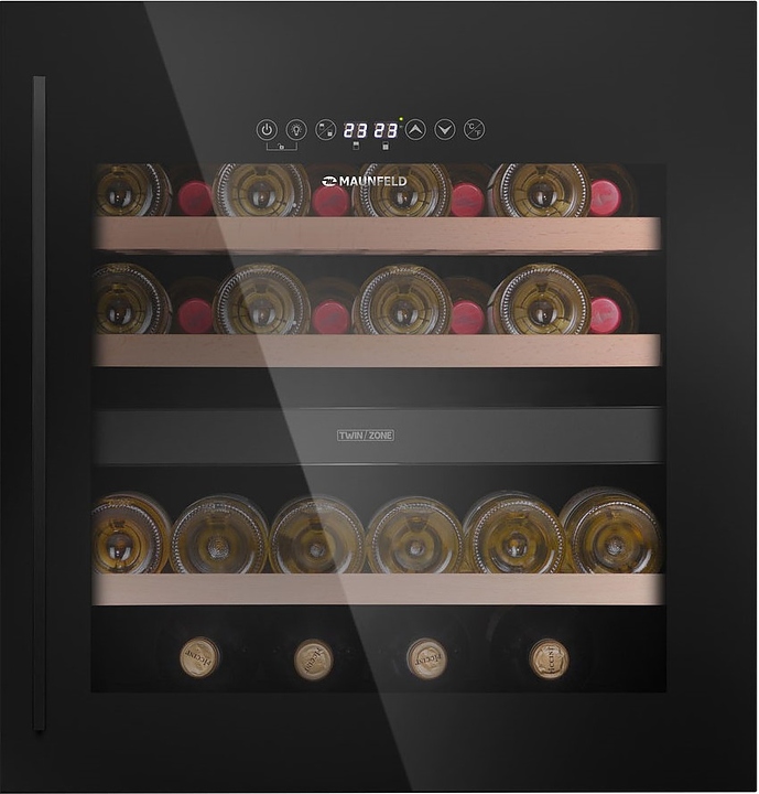 Винный шкаф Maunfeld MBWC-92DM36 черный
