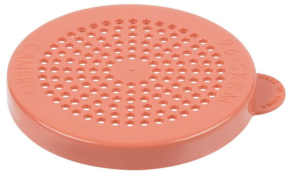 Крышка сменная для среднего помола Cambro 96SKRLM-408 85х85х10 мм поликарбонат, розовый