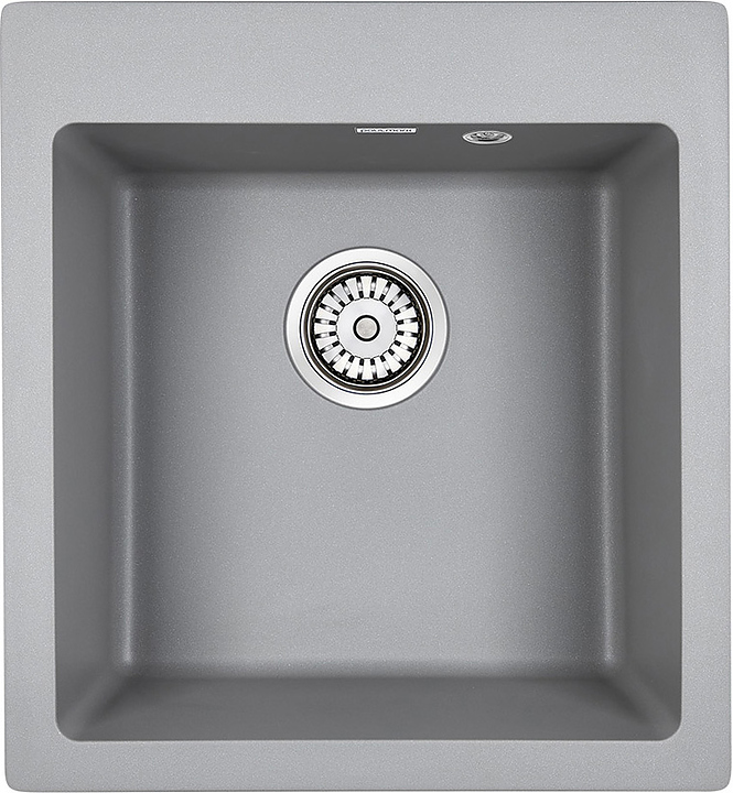 Мойка кухонная Paulmark Zemar PM104651-GRM серый металлик