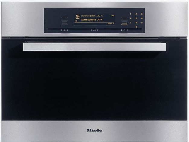 Встраиваемая пароварка Miele DG 5080 сталь CleanSteel