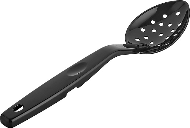 Ложка гарнирная Gastroplast GSK-02 l=29,5 см (поликарбонат) перфорированная черная