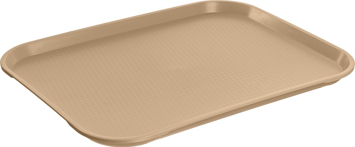 Поднос MGprof 1758 44,5х34,5 см (полипропилен) поверхность классик (106) прямоугольный бежевый