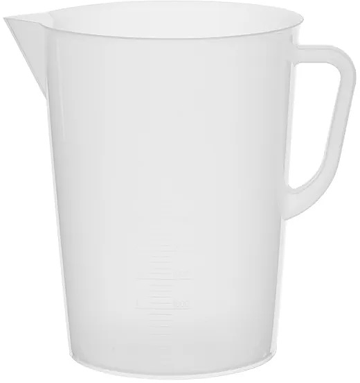 Стакан мерный 5 л, с носиком и ручкой градуированный