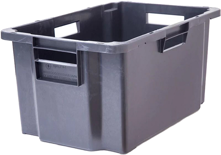 Ящик для мяса ТАРА.РУ 218-1 600х400х300 мм черный