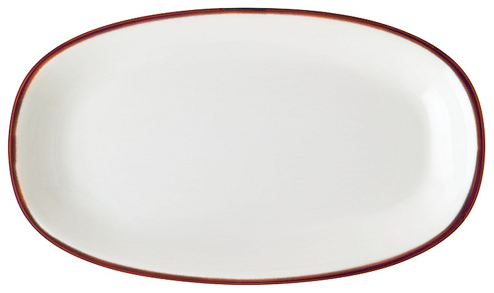 Блюдо для подачи Bonna Линеа Бургундия Гурмэ 77224 190х110 мм