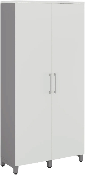 Шкаф для одежды КОБОР HRG-90/40/M aluminum/premium