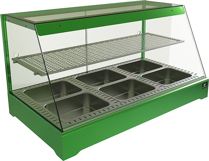 Витрина тепловая КОБОР CR1-117H зеленая