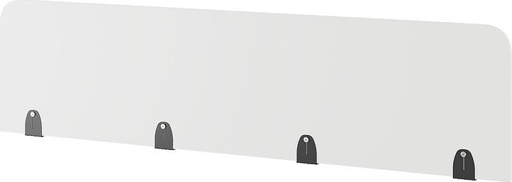 Верхний экран-перегородка КОБОР EV-100 black/premium (ЛДСП)