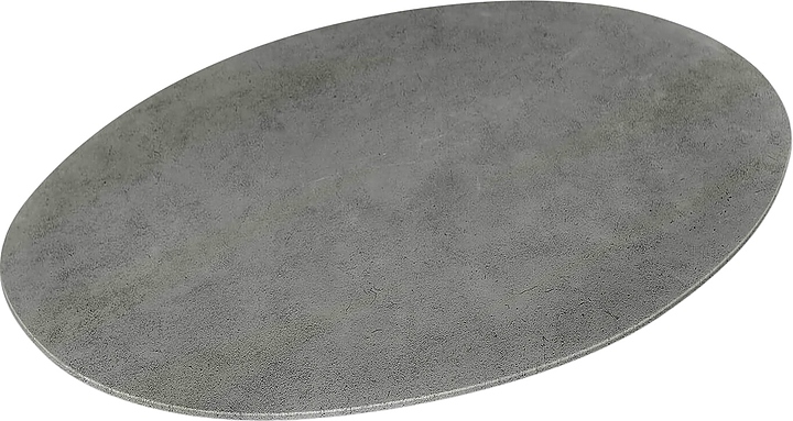 Столешница Sheffilton SHT-ТT21-6 100-75 (керамика / фанера) овальная гранитно-серая