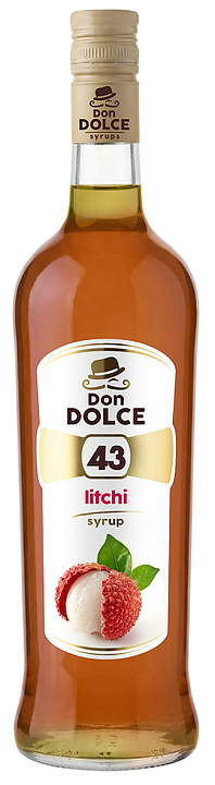 Сироп Don Dolce 75876 Личи 1 л (бутылка стекло)