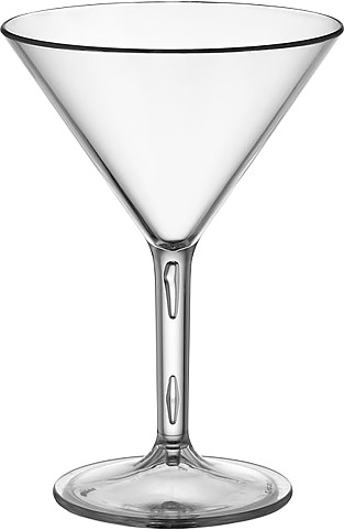 Бокал для мартини Gastroplast GC-31 280 мл (поликарбонат) прозрачный